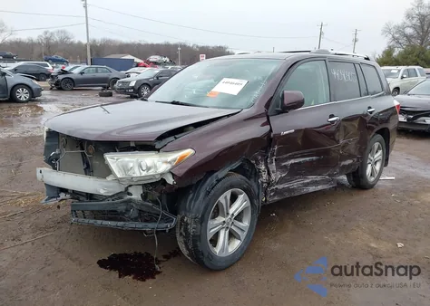 2011 Toyota Highlander Limited V6 из США, поврежденный, VIN 5TDDK3EH0BS086034